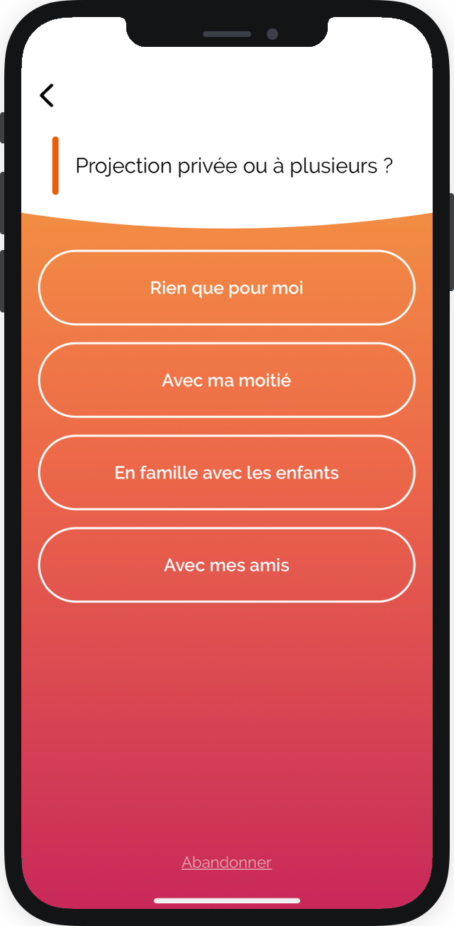 application pepitch question contexte